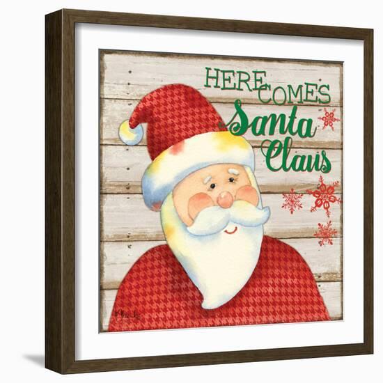 Jolly Santa I-Paul Brent-Framed Art Print