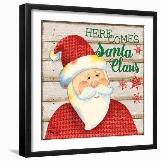 Jolly Santa I-Paul Brent-Framed Art Print