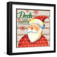 Jolly Santa II-Paul Brent-Framed Art Print