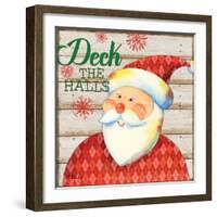 Jolly Santa II-Paul Brent-Framed Art Print