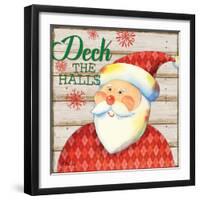 Jolly Santa II-Paul Brent-Framed Art Print