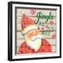 Jolly Santa III-Paul Brent-Framed Art Print