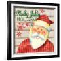 Jolly Santa IV-Paul Brent-Framed Art Print