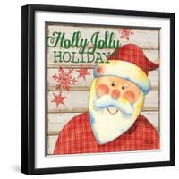 Jolly Santa IV-Paul Brent-Framed Art Print