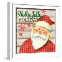 Jolly Santa IV-Paul Brent-Framed Art Print