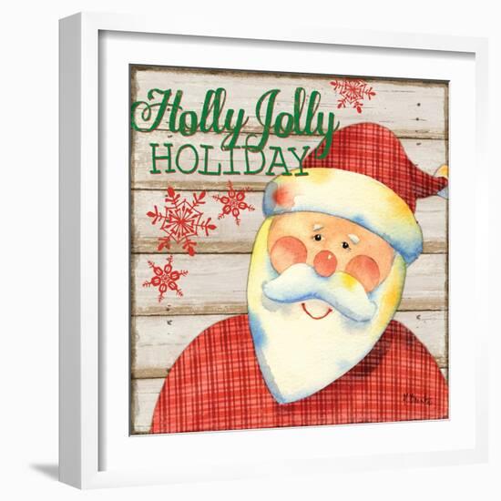 Jolly Santa IV-Paul Brent-Framed Art Print