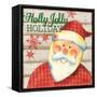 Jolly Santa IV-Paul Brent-Framed Stretched Canvas