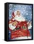 Jolly Santa-Hal Frenck-Framed Stretched Canvas