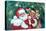 Jolly Santa-Kathleen Parr McKenna-Stretched Canvas