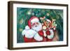 Jolly Santa-Kathleen Parr McKenna-Framed Premium Giclee Print