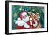 Jolly Santa-Kathleen Parr McKenna-Framed Premium Giclee Print