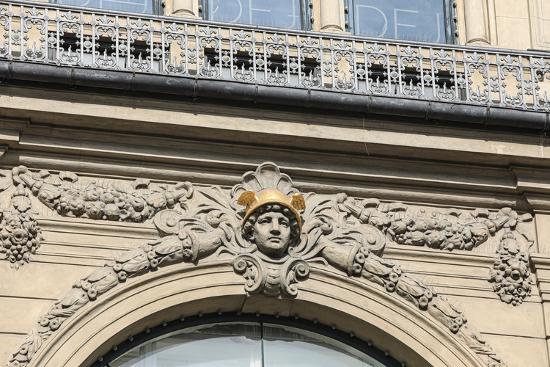 Greek Rococo Copenhagen, Denmark. Greek gods, winged Mercury, Rococo architecture ...