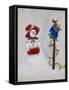 Jolly Snow Woman-Tiffany Hakimipour-Framed Stretched Canvas