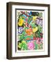 Jolly Toucans and Parrot Tulips-Isabelle Brent-Framed Photographic Print