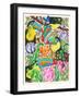 Jolly Toucans and Parrot Tulips-Isabelle Brent-Framed Photographic Print