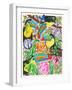 Jolly Toucans and Parrot Tulips-Isabelle Brent-Framed Photographic Print