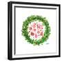 Jolly Wreath-Nola James-Framed Premium Giclee Print