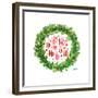 Jolly Wreath-Nola James-Framed Premium Giclee Print