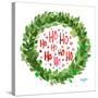 Jolly Wreath-Nola James-Stretched Canvas