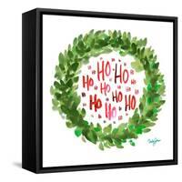 Jolly Wreath-Nola James-Framed Stretched Canvas