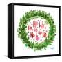 Jolly Wreath-Nola James-Framed Stretched Canvas