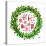 Jolly Wreath-Nola James-Stretched Canvas