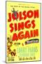 Jolson Sings Again-null-Mounted Art Print