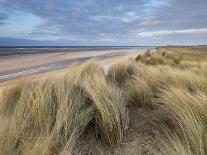 The dunes and beach at Constantine Bay, Cornwall, England, United Kingdom, Europe-Jon Gibbs-Photographic Print