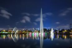 The Ibirapuera Park Fountain, Sao Paulo.-Jon Hicks-Photographic Print