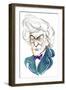 Jon Pertwee as Doctor Who in BBC television series of same name-Neale Osborne-Framed Giclee Print