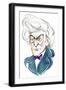 Jon Pertwee as Doctor Who in BBC television series of same name-Neale Osborne-Framed Giclee Print