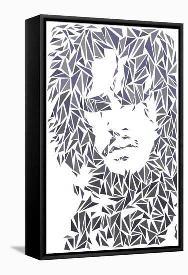 Jon Snow-Cristian Mielu-Framed Stretched Canvas