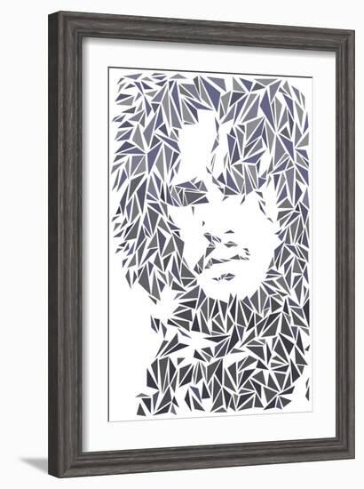 Jon Snow-Cristian Mielu-Framed Art Print