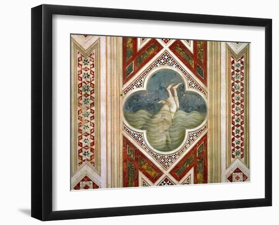 Jonah and the Whale, circa 1305-Giotto di Bondone-Framed Giclee Print