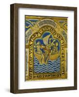 Jonah and the Whale, Verdun Altar, Begun 1181, Enamel-Nicholas of Verdun-Framed Giclee Print