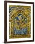 Jonah and the Whale, Verdun Altar, Begun 1181, Enamel-Nicholas of Verdun-Framed Giclee Print