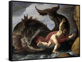 Jonah and the Whale-null-Framed Stretched Canvas