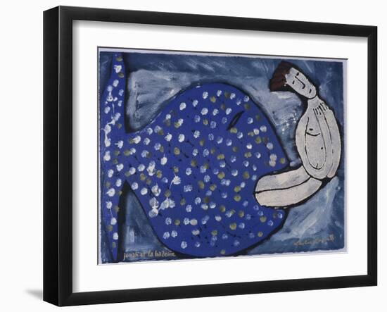 Jonah and the Whale-Leslie Xuereb-Framed Giclee Print