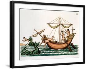 Jonah and the Whale-null-Framed Giclee Print