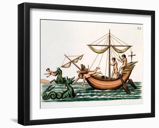 Jonah and the Whale-null-Framed Giclee Print