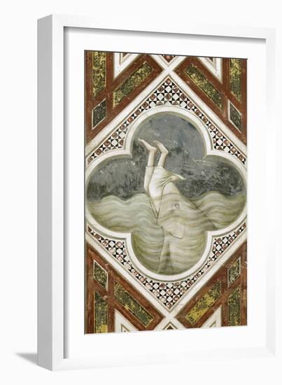 Jonah and the Whale-Giotto di Bondone-Framed Giclee Print