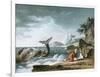 Jonah Having Been Vomited Out by the Whale onto Dry Land-Claude Joseph Vernet-Framed Giclee Print