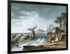 Jonah Having Been Vomited Out by the Whale onto Dry Land-Claude Joseph Vernet-Framed Giclee Print