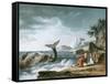 Jonah Having Been Vomited Out by the Whale onto Dry Land-Claude Joseph Vernet-Framed Stretched Canvas