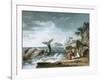 Jonah Having Been Vomited Out by the Whale onto Dry Land-Claude Joseph Vernet-Framed Giclee Print