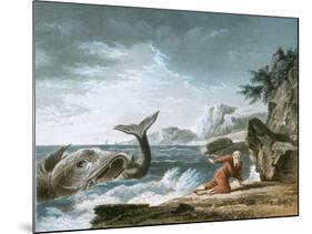 Jonah Having Been Vomited Out by the Whale onto Dry Land-Claude Joseph Vernet-Mounted Giclee Print