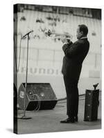 Jonah Jones Playing at the Newport Jazz Festival, Ayresome Park, Middlesbrough, July 1978-Denis Williams-Stretched Canvas