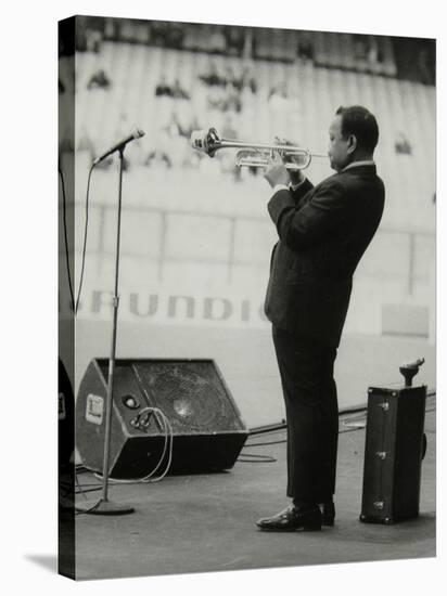 Jonah Jones Playing at the Newport Jazz Festival, Ayresome Park, Middlesbrough, July 1978-Denis Williams-Stretched Canvas