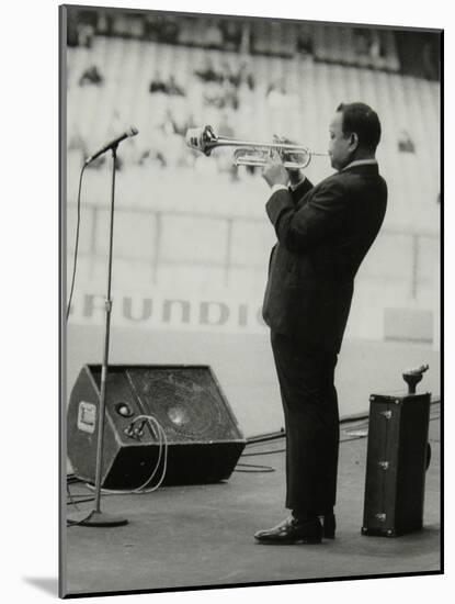 Jonah Jones Playing at the Newport Jazz Festival, Ayresome Park, Middlesbrough, July 1978-Denis Williams-Mounted Photographic Print