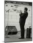 Jonah Jones Playing at the Newport Jazz Festival, Ayresome Park, Middlesbrough, July 1978-Denis Williams-Mounted Photographic Print